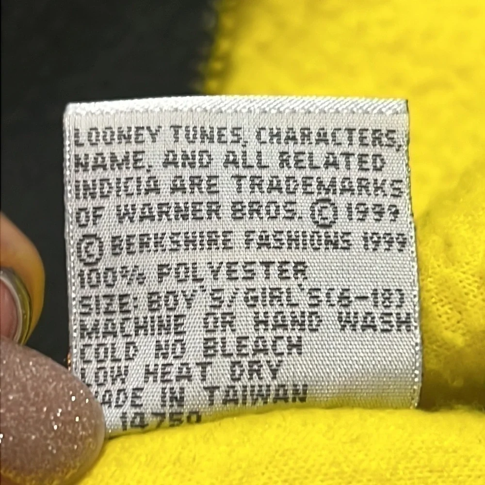 ▶️ Looney Tunes ◀️ Warners 1999 adult fleece winter  hat